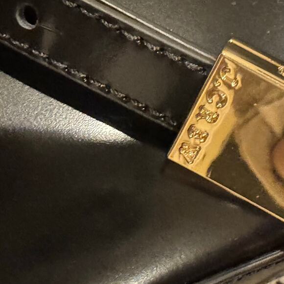 J. Crew Women's Edie Crossbody Bag In Italian Leather Black One Size NWT - Picture 11 of 13